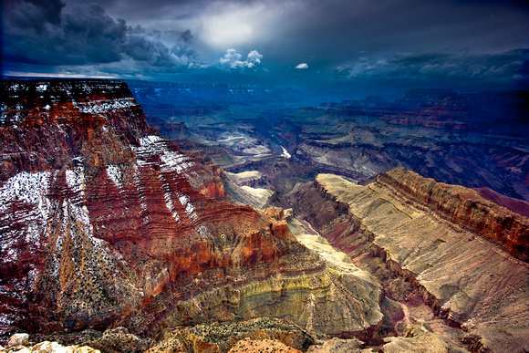Winter Storm over Grand Canyon